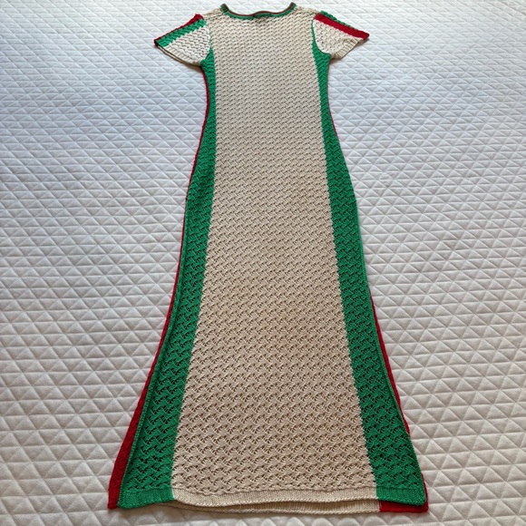 Akira Women’s Swimsuit Cover Up Maxi Dress Size L Multicolor High Side Slits - Picture 7 of 15